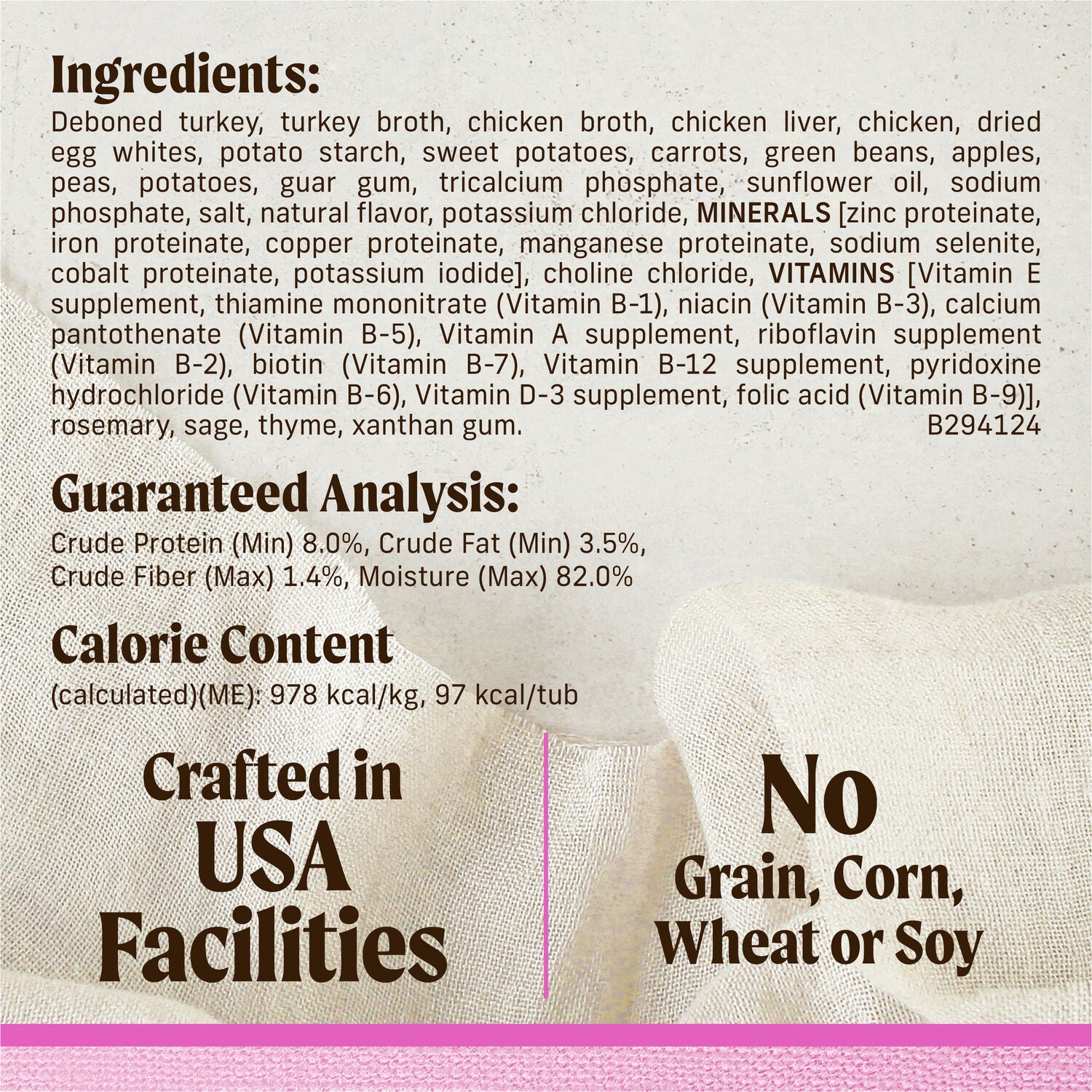 Merrick Lil&rsquo; Plates Premium Grain-Free Natural, Soft Wet Dog Food For Small Dogs, Tiny Thanksgiving Day Dinner, 3.5-Oz Tub
