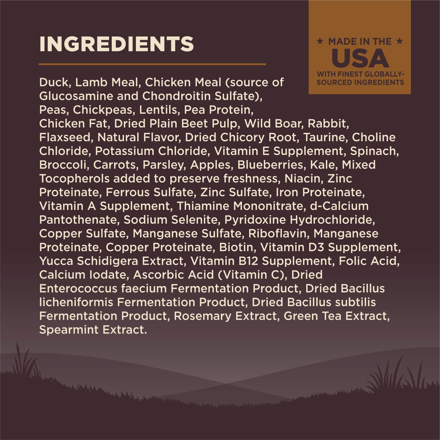 Wellness Core Natural Grain Free Dry Dog Food Wild Game Duck, Lamb Meal, Wild Boar & Rabbit Recipe, 22-Pound Bag