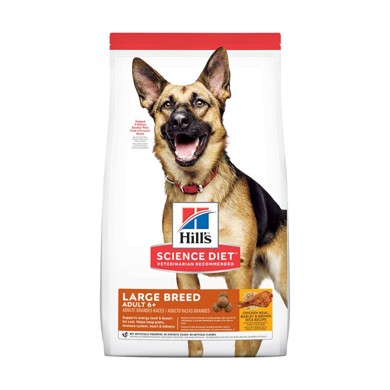 Hill'S Science Diet Large Breed Adult Age 6+ Chicken, Barley & Brown Rice Recipe Dog Food image number 1