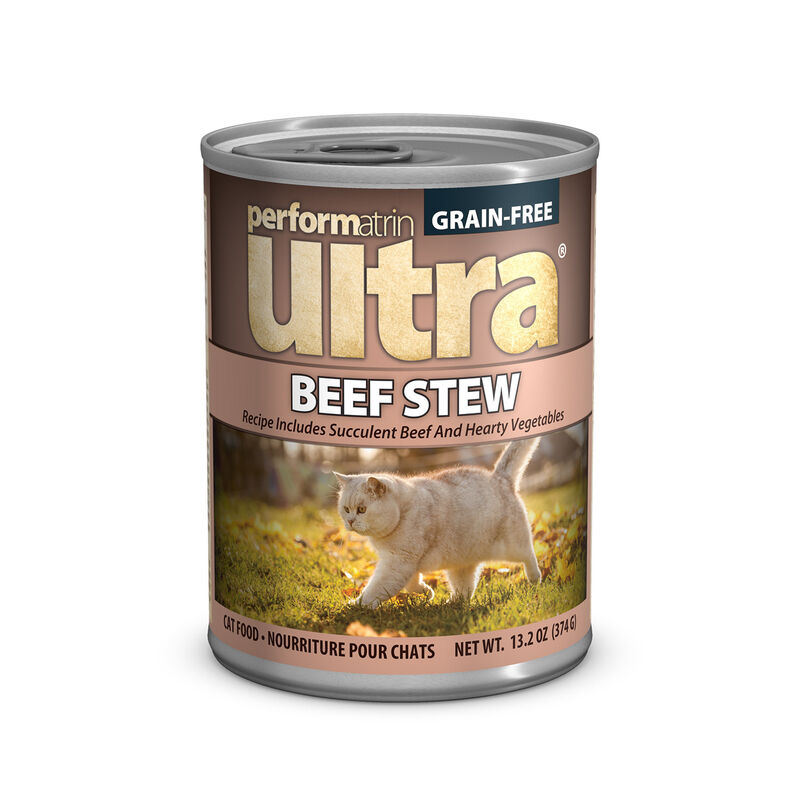 Performatrin Ultra Grain Free Beef Stew Reciepe Wet Cat Food