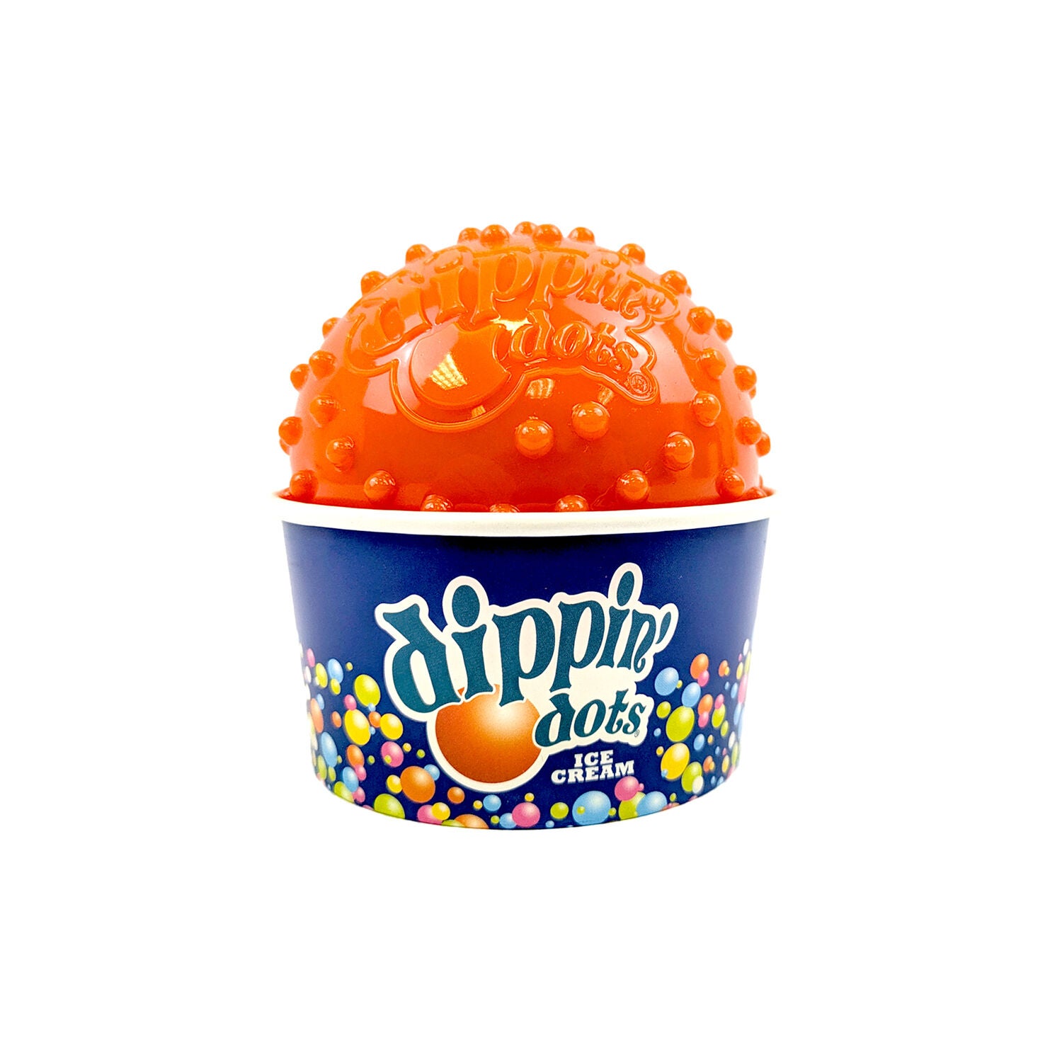 Dippin&rsquo; Dots Chill And Chew Cooling Textured Ball Dog Toy