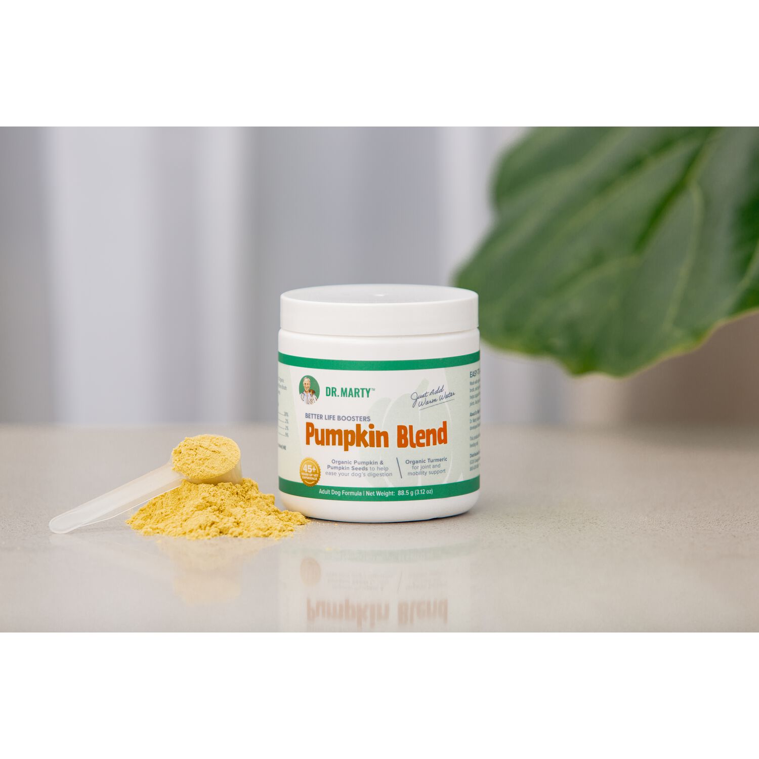 Dr. Marty Better Life Boosters Pumpkin Blend Dog Supplement, 3.17-Oz