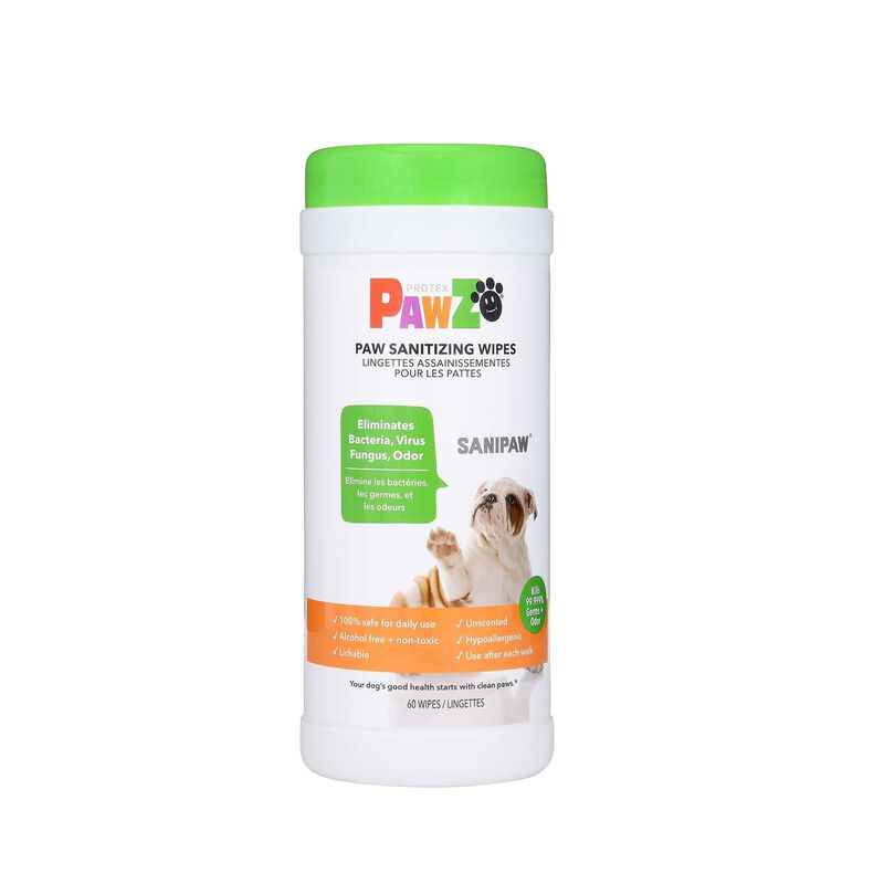 Paw Sanitizing And Odor Eliminating Wipes image number 1