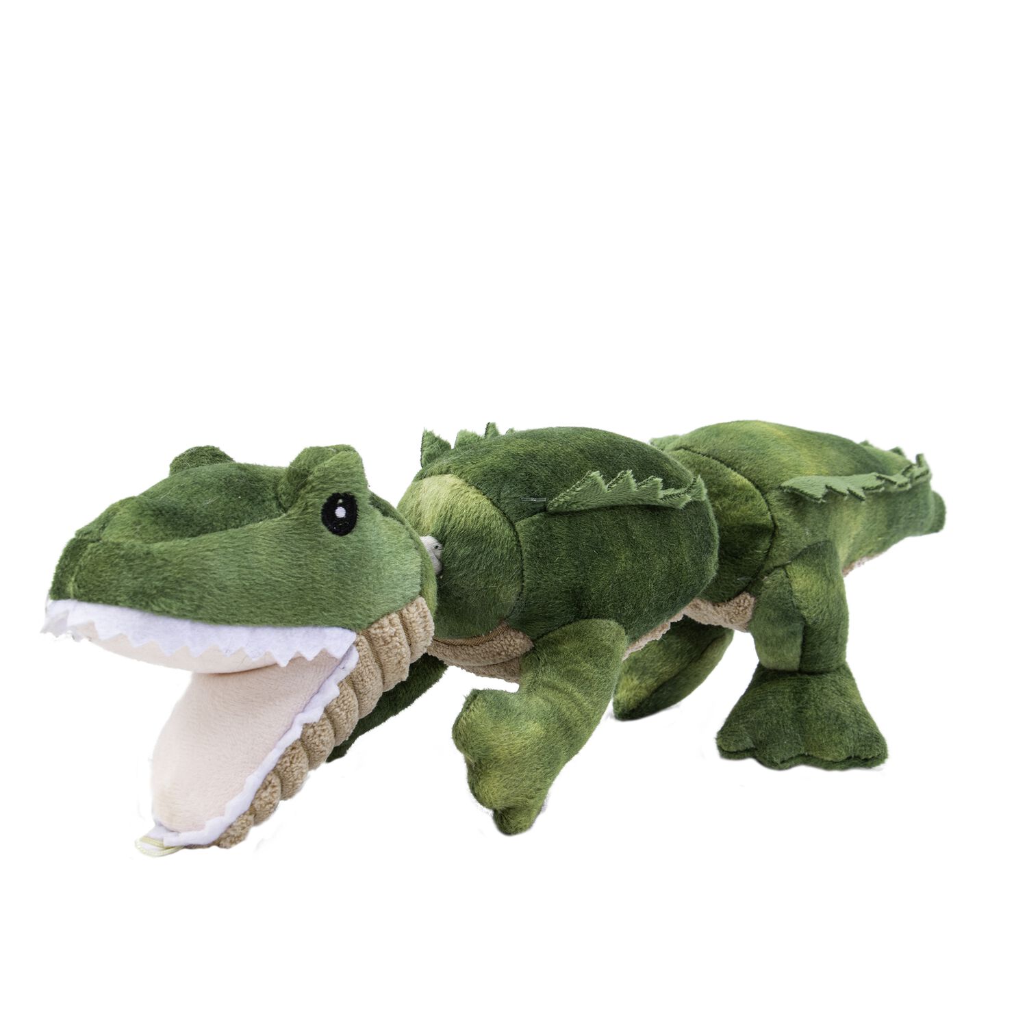 Tall Tails Gator Jointed Shake Play Squeaky Dog Toy, 14-Inch
