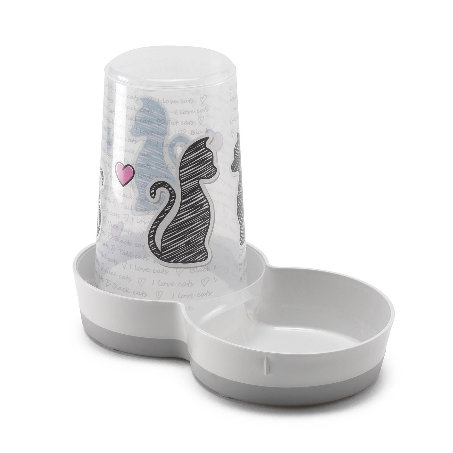 Cats In Love Feeder/Waterer