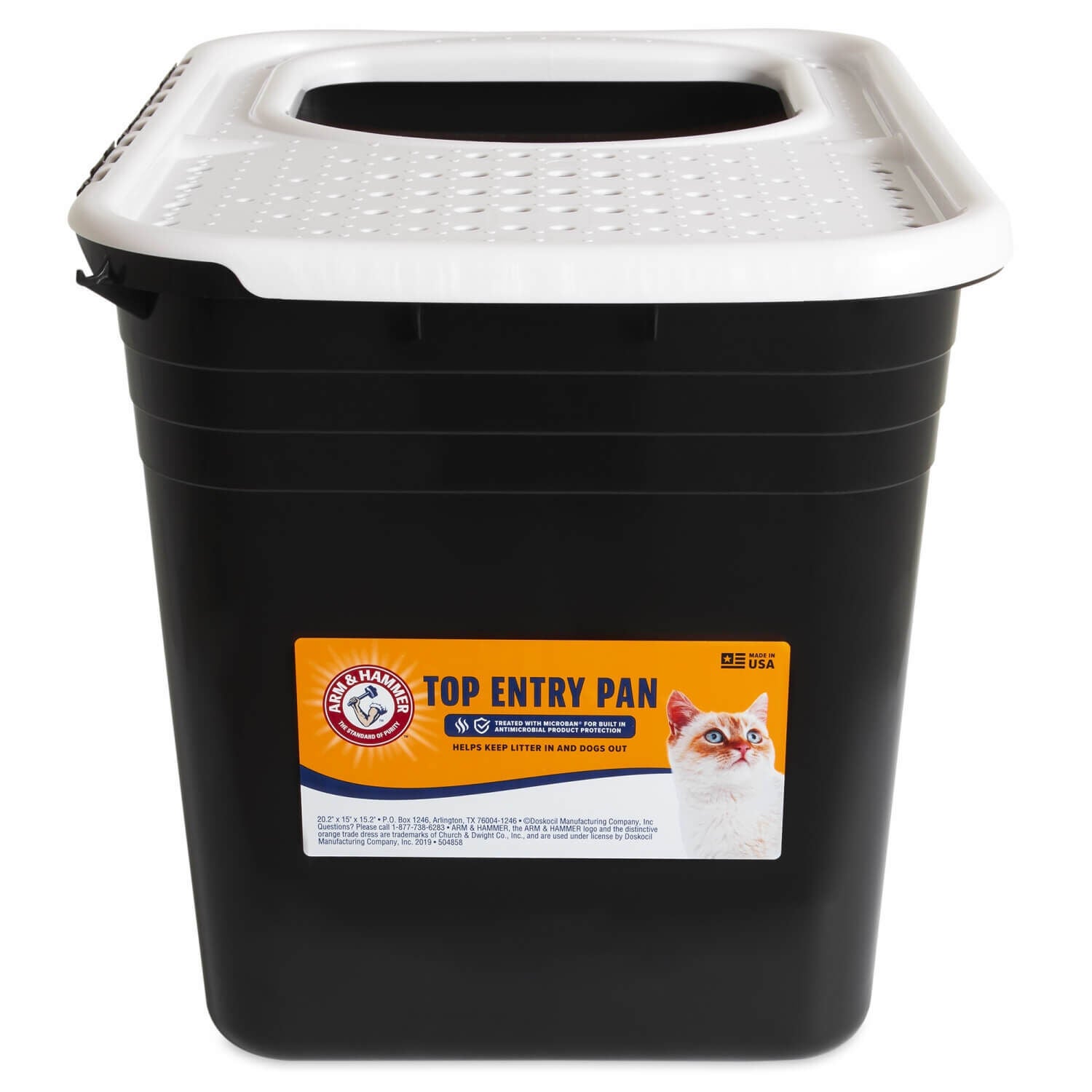 Arm & Hammer Top Entry Litter Box 1ea Pet Supermarket