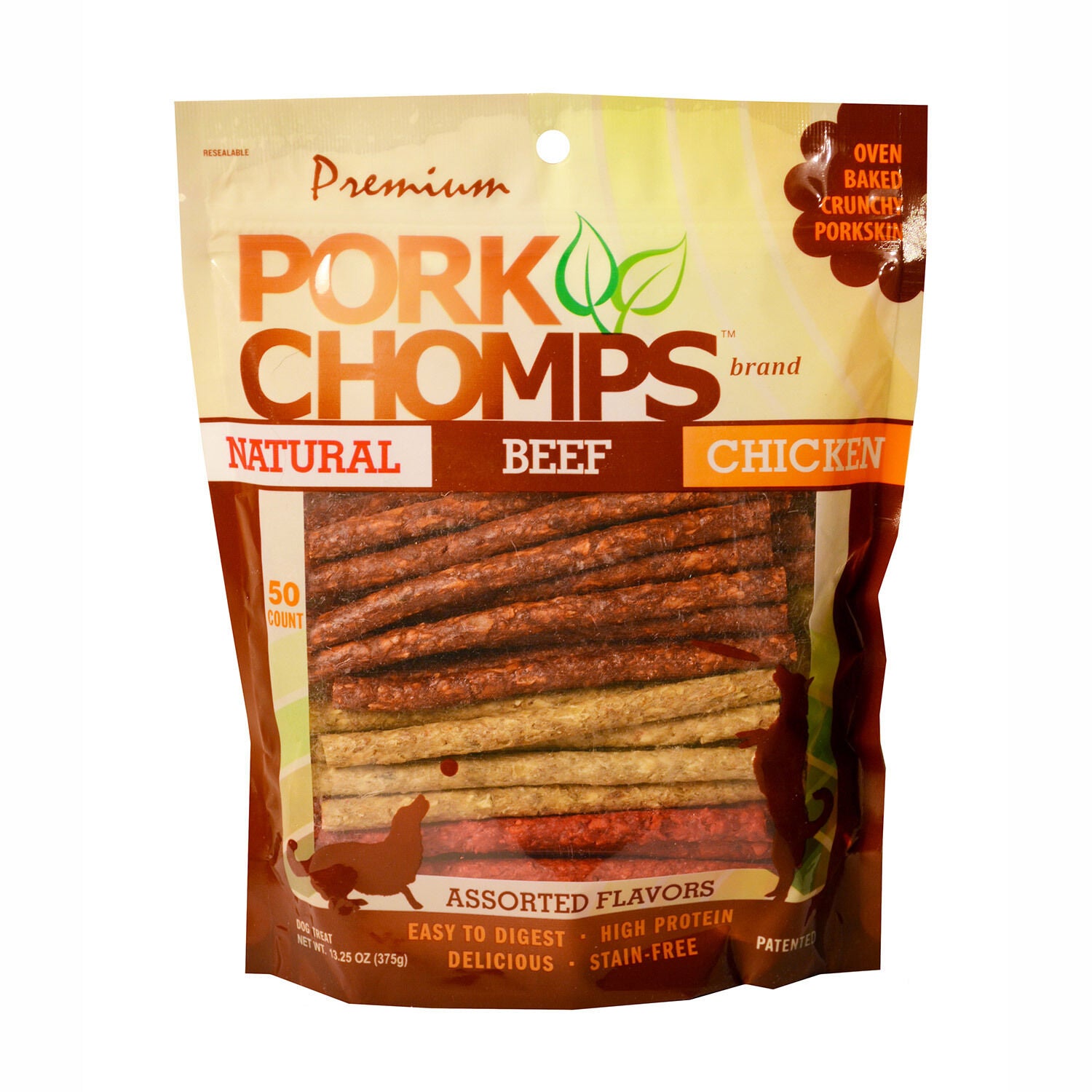 Chewy pork chomps online