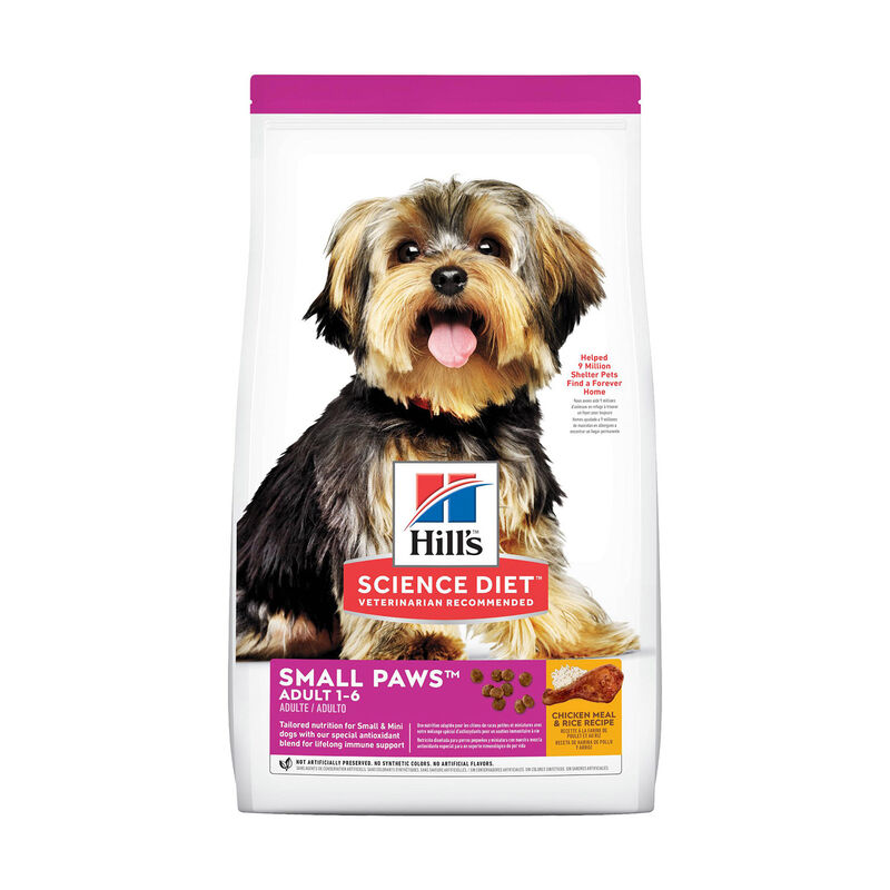Adult Small Paws Chicken Meal & Rice Recipe Dog Food