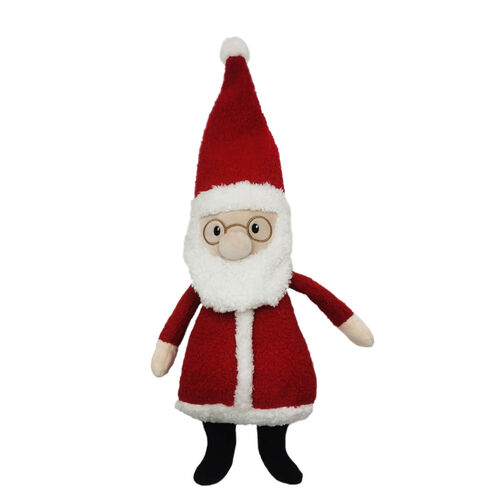 #Bff Santa Claus Plush Squeaky Dog Toy