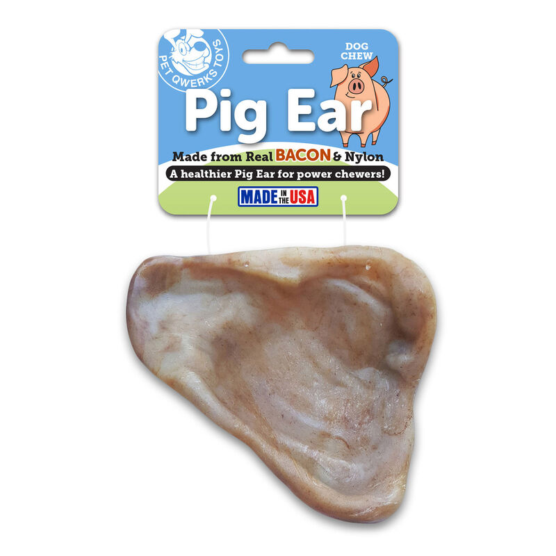 Pig Ear Bacon Nylon Dog Chew image number 1