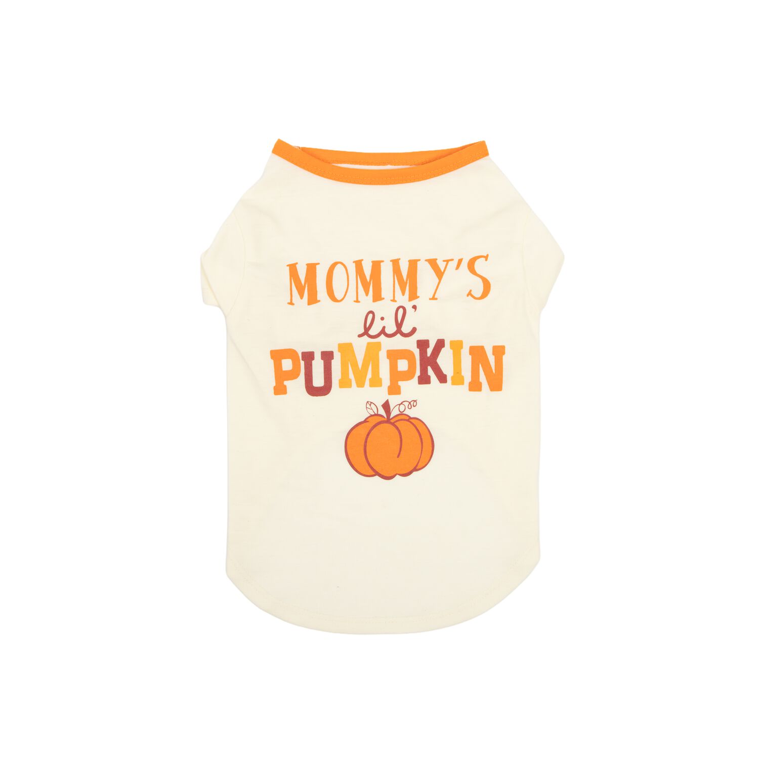 Aristopet Orange Mommy's Lil Pumpkin Dog Shirt, Extra Small