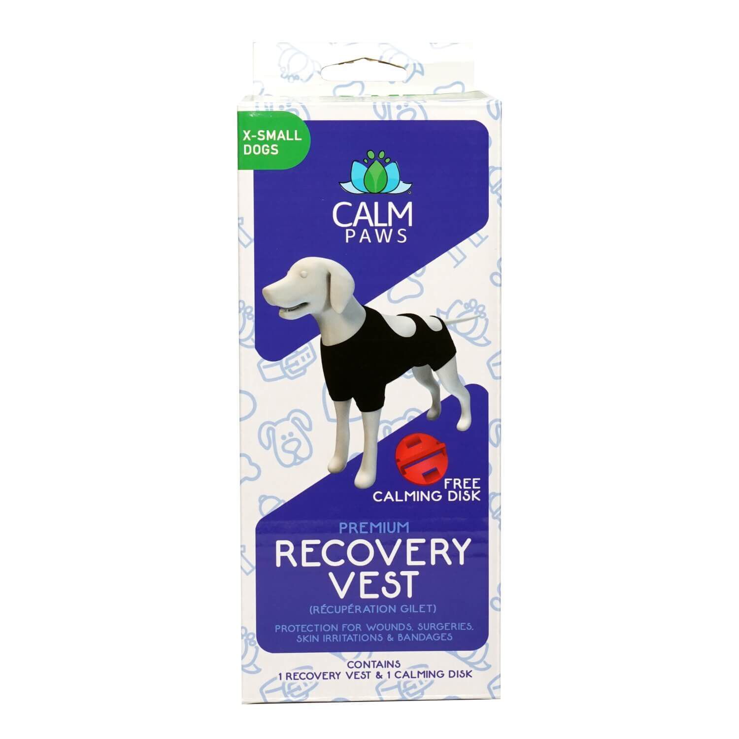 Calm Paws Calming Recovery Vest, Small