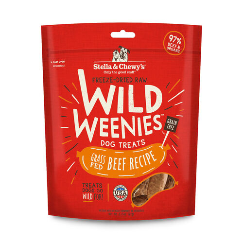 Stella & Chewy'S Wild Weenies Beef Recipe Freeze Dried Raw Dog Treat