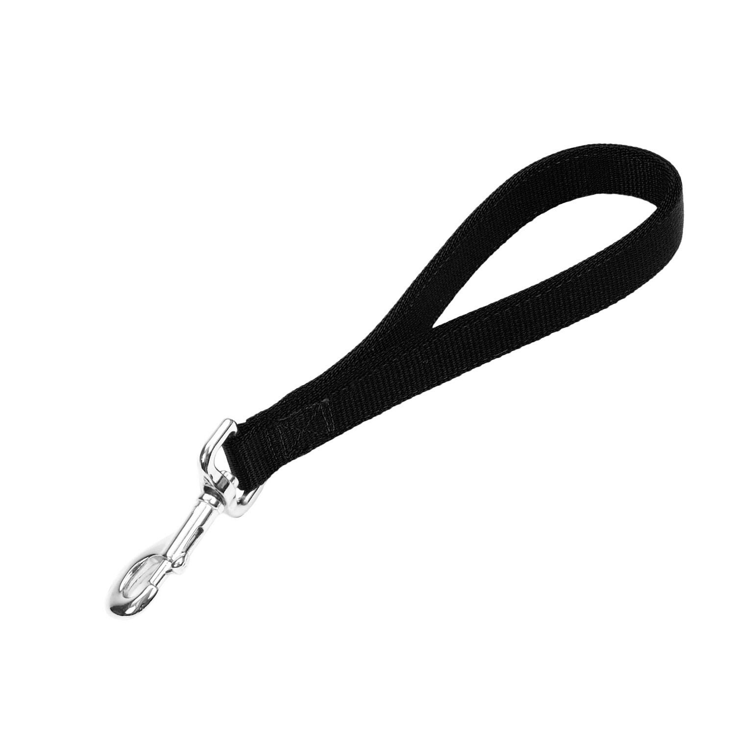 Coastal Pet Products Double-Ply Nylon Dog Traffic Leash - Black