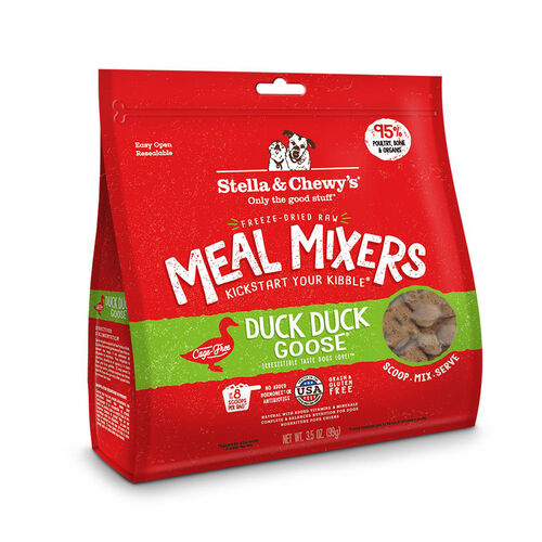 Freeze Dried Duck Duck Goose Meal Mixers Dog Food