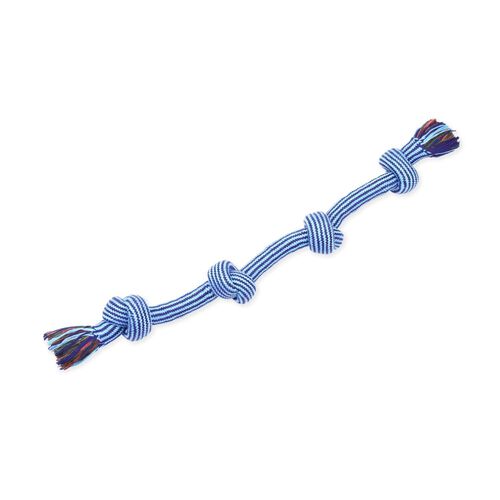 Mammoth Flossy Chew 4 Knot Tug Dog Toy, Large 27"