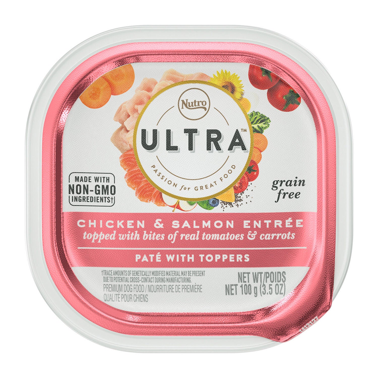 Ultra Chicken & Salmon Pate Dog Food