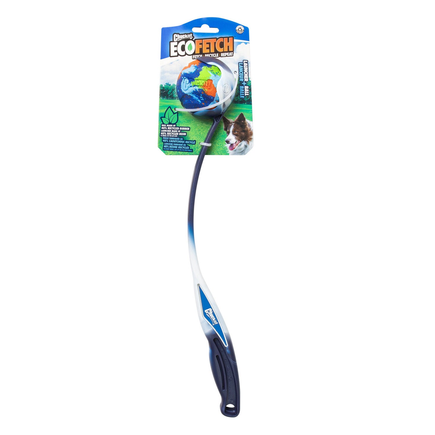 Chuckit! Ecofetch Sport Ball Launcher Dog Toy, Medium - 2.5"