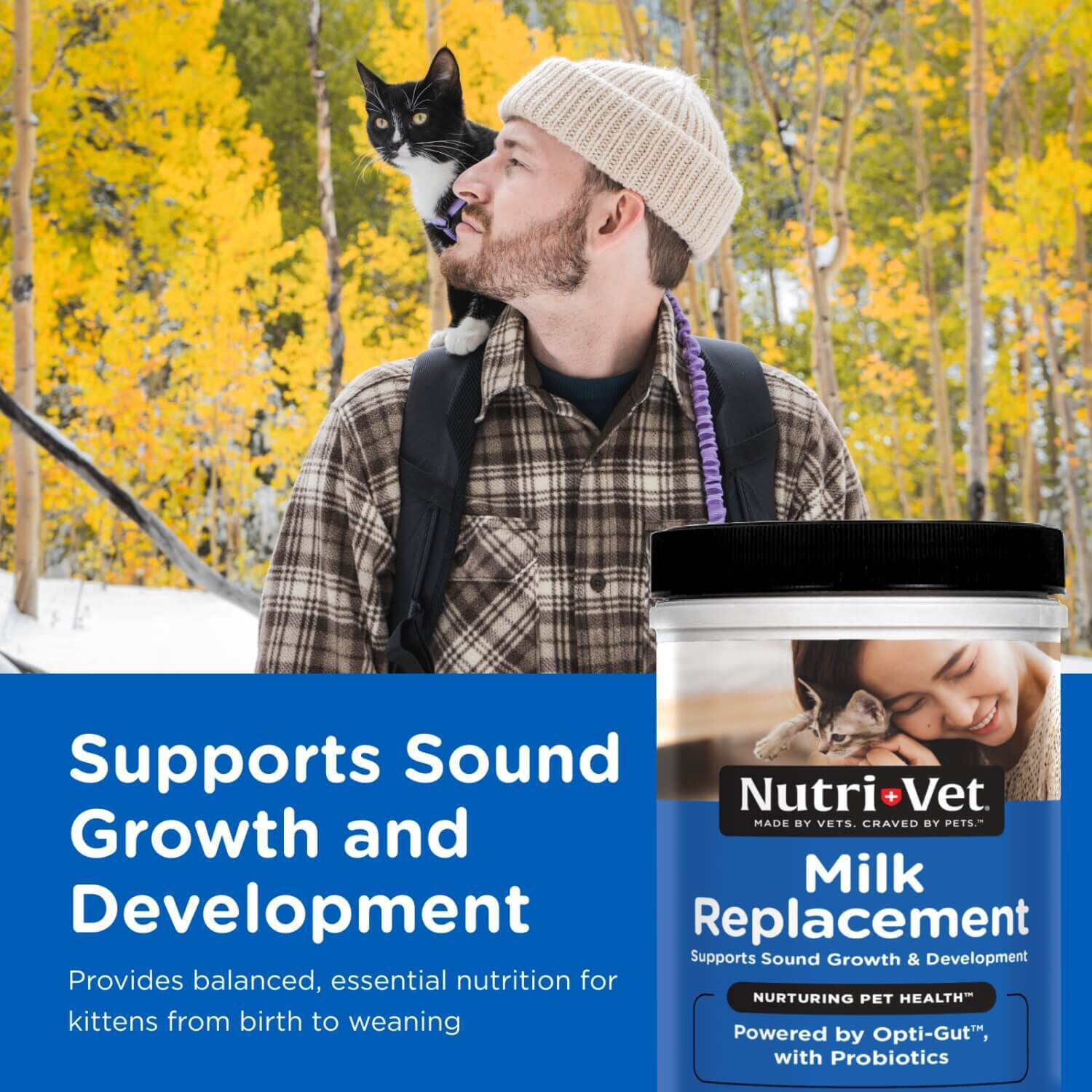 Nutri Vet Milk Replacement for Kittens 12 oz