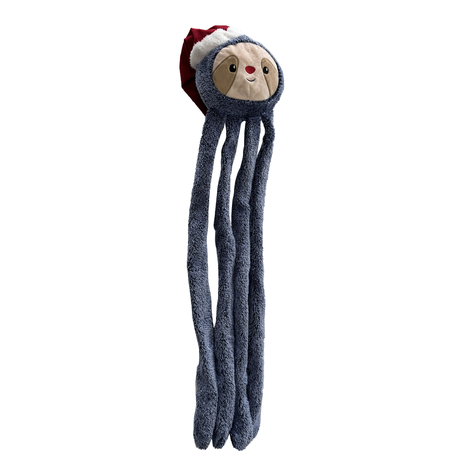 Aristopet Holiday Crinkle Sloth Long Legs Squeaky Plush Dog Toy, Extra Large