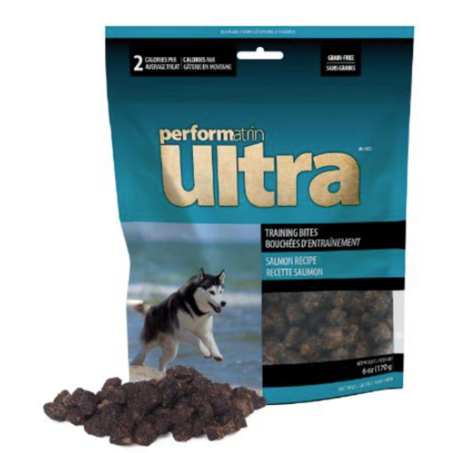 Performatrin Ultra&nbsp;Training Bites Soft & Chewy Dog Treats, Salmon Recipe, 6-Oz