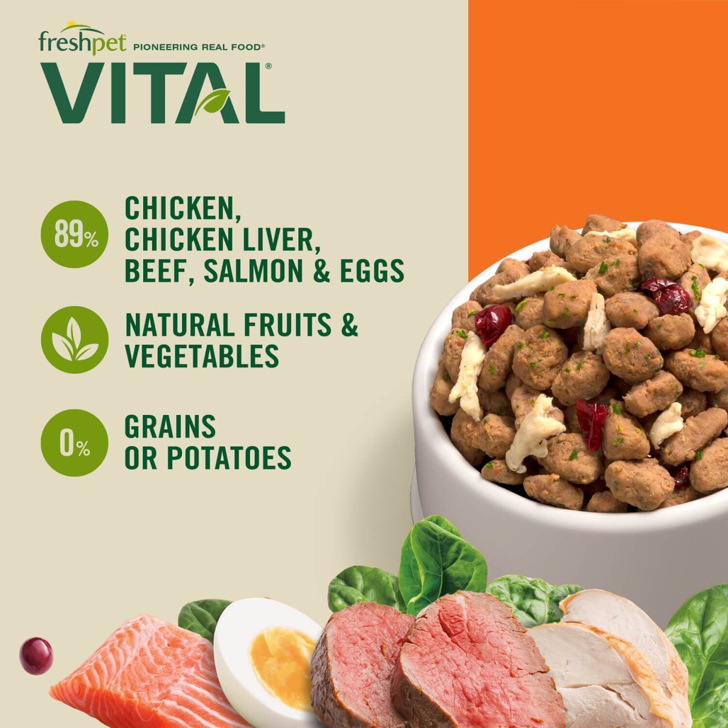 Grain Free Chewy Dog Food Freshpet Freshpet Vital Grain Free Fresh