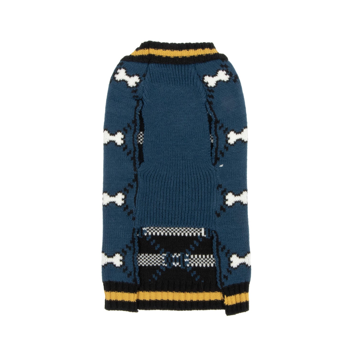 Simply Dog Blue Diamond Bone Dog Sweater, Extra Large
