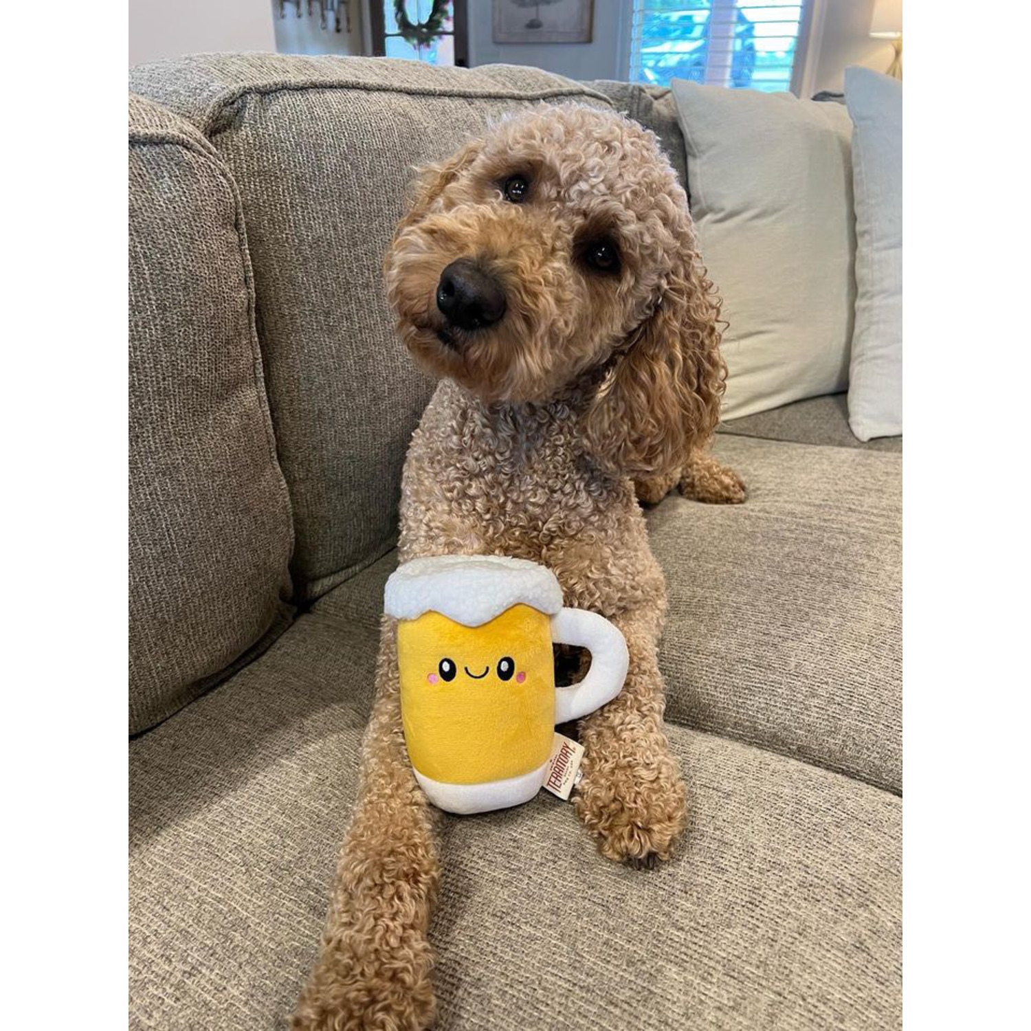 Tough Squeakers For Dogs Family Bucket Set Squeaky Plush Toy Puppy