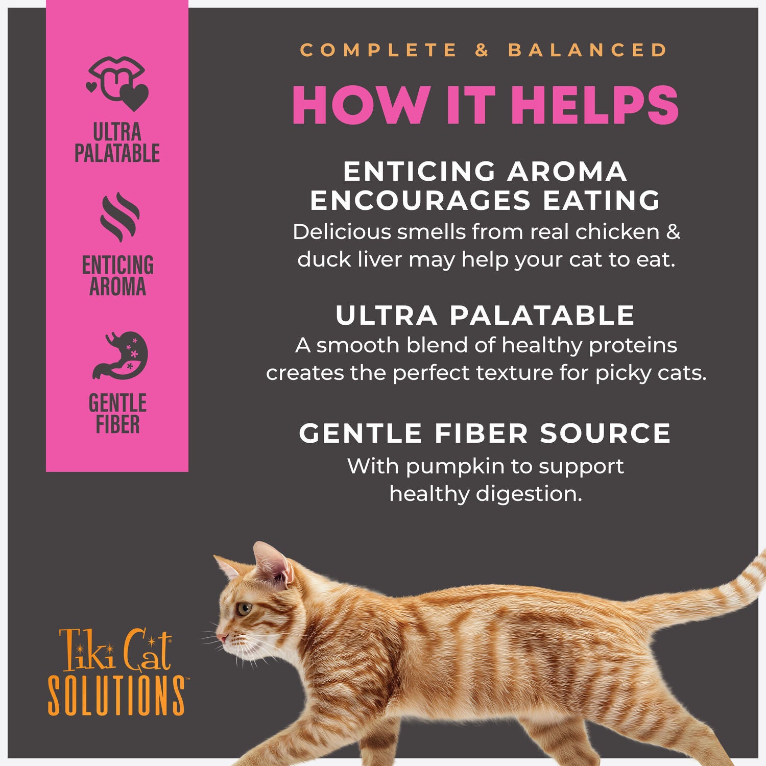Tiki Cat Solutions Mousse Wet Cat Food, Fussy Recipe, With Duck Liver & Egg In Broth, 2.4-Oz Pouch Pack Of 12