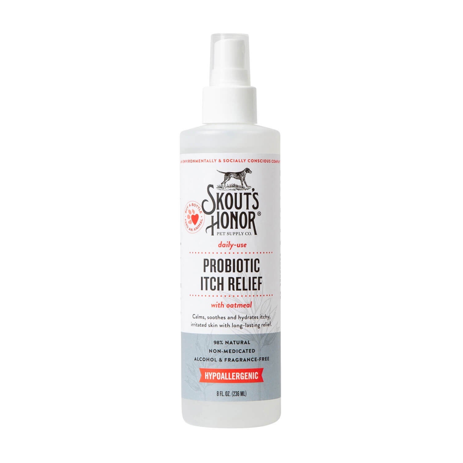 Skout's Honor Probiotic Itch Relief For Dogs & Cats, 8-Oz