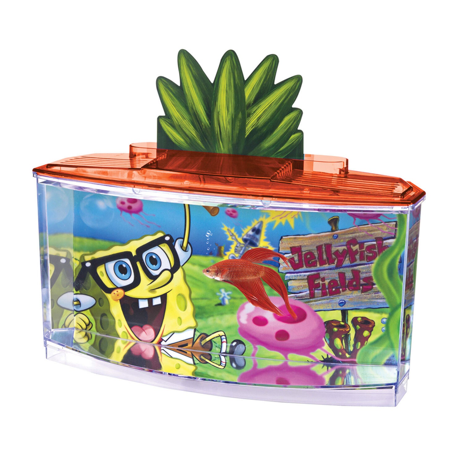 Penn-Plax Spongebob Betta Desktop Aquarium Kit 0.7 Gal