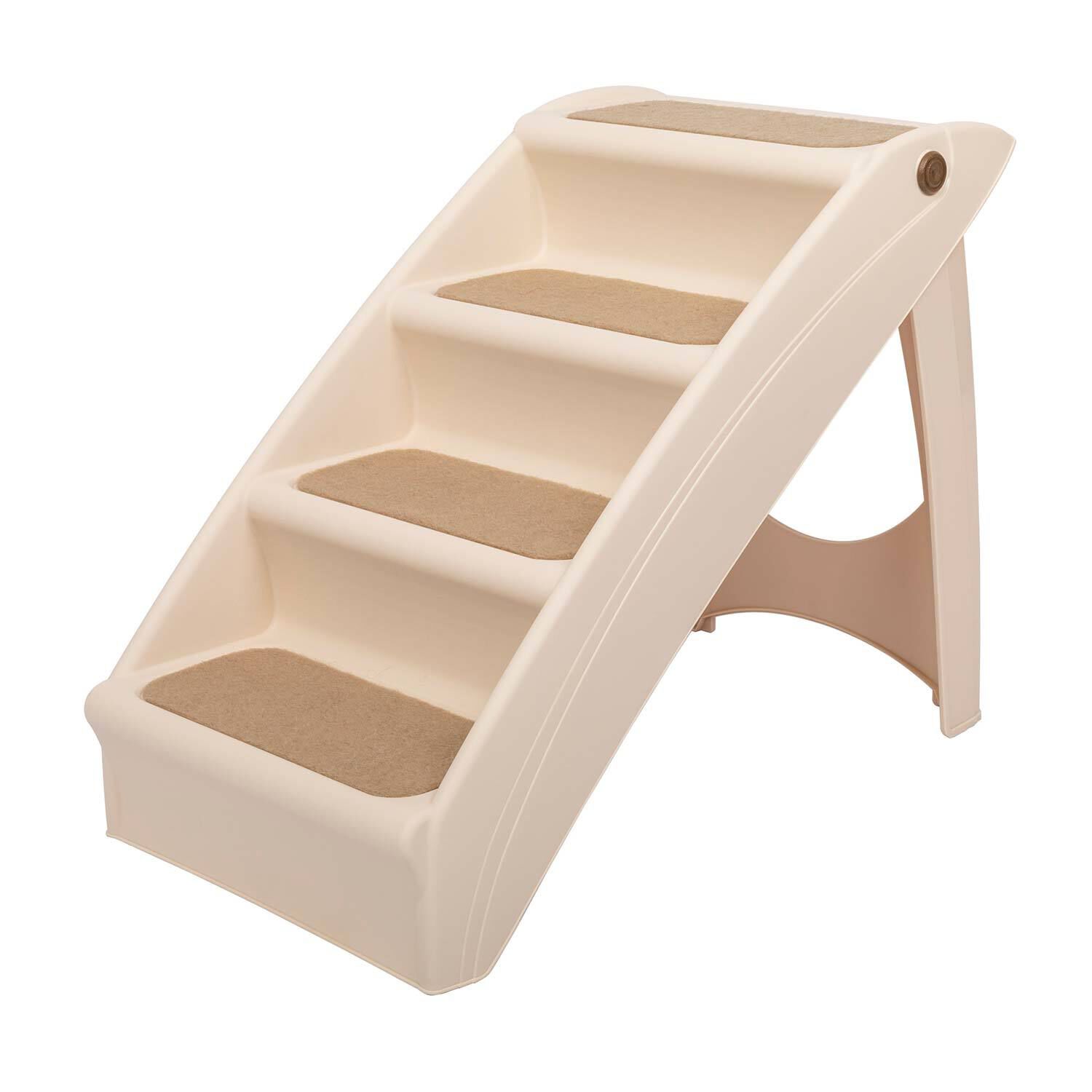 Up and under pet stairs top