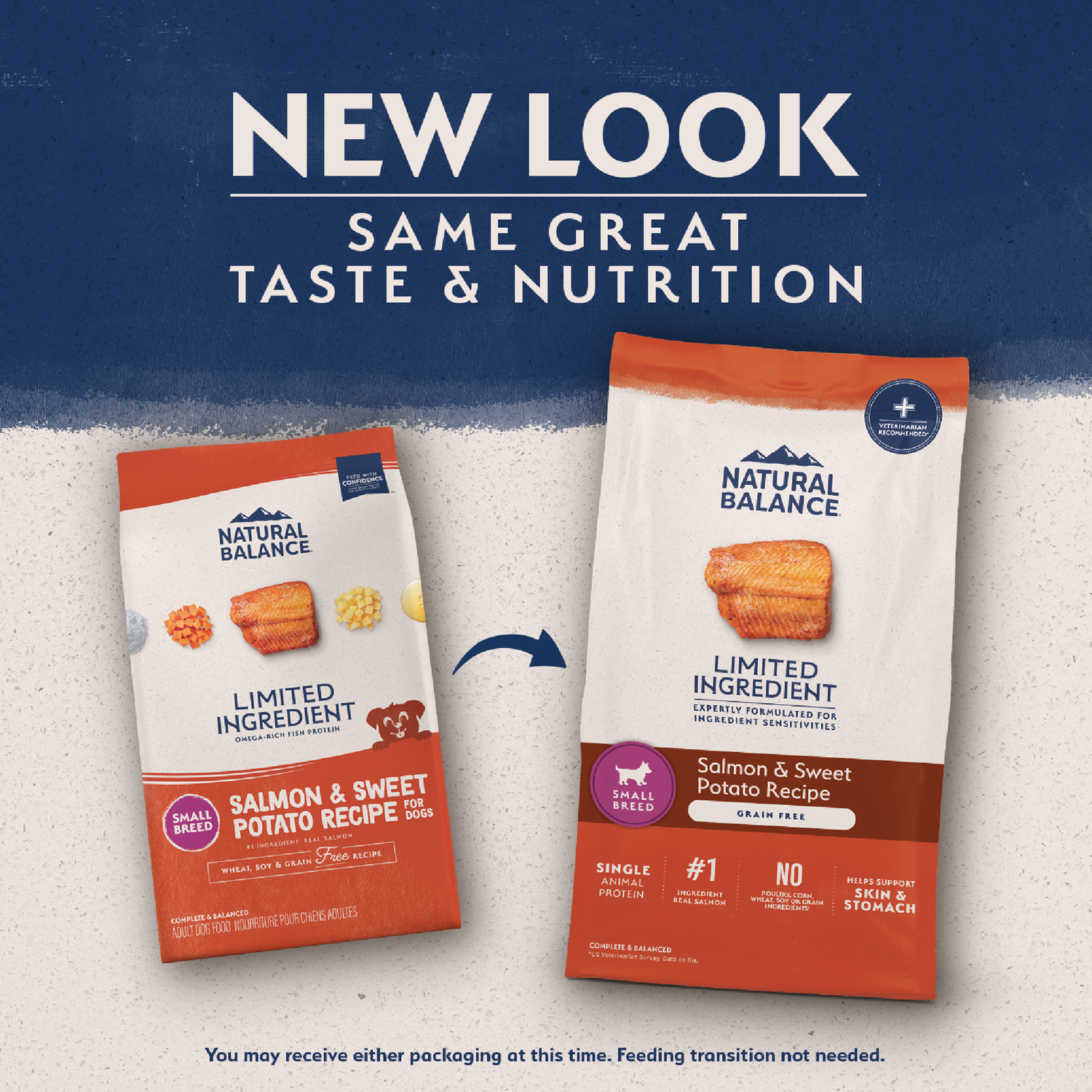Natural Balance Limited Ingredient Grain-Free Small Breed Salmon & Sweet Potato Recipe Dry Dog Food, 4-Lb Bag