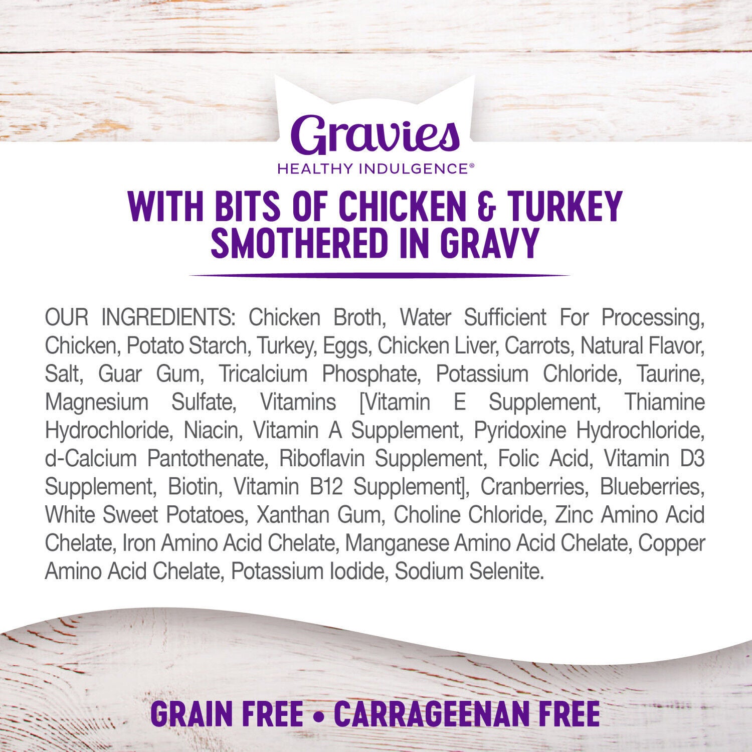 Wellness Healthly Indulgence Gravy Adult Wet Cat Food Chicken & Turkey Recipe, Natural, Protein-Rich, Grain Free, 3 Ounce Pouch