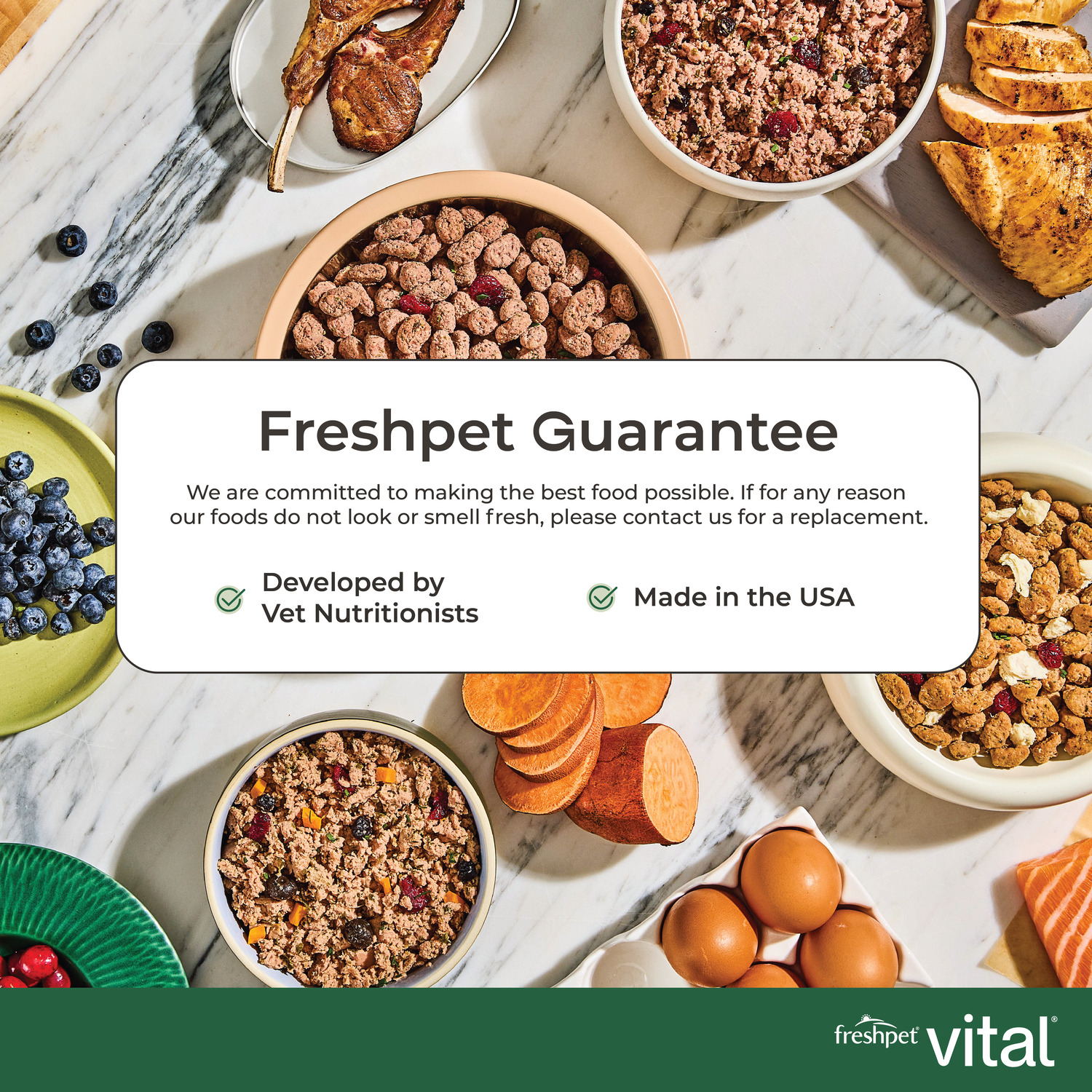 Freshpet Vital Clean Nutrition Fresh Dog Food, Chicken Recipe,  6-Lb Roll