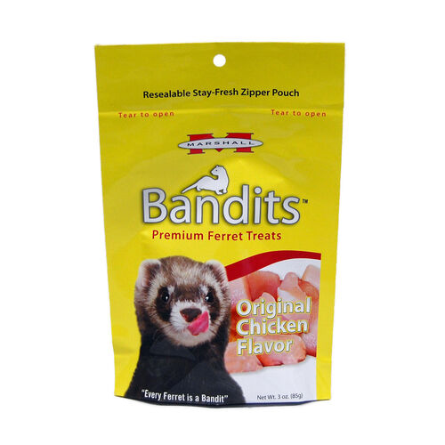 Bandits Premium Ferret Treats Chicken Flavor Small Animal Treat