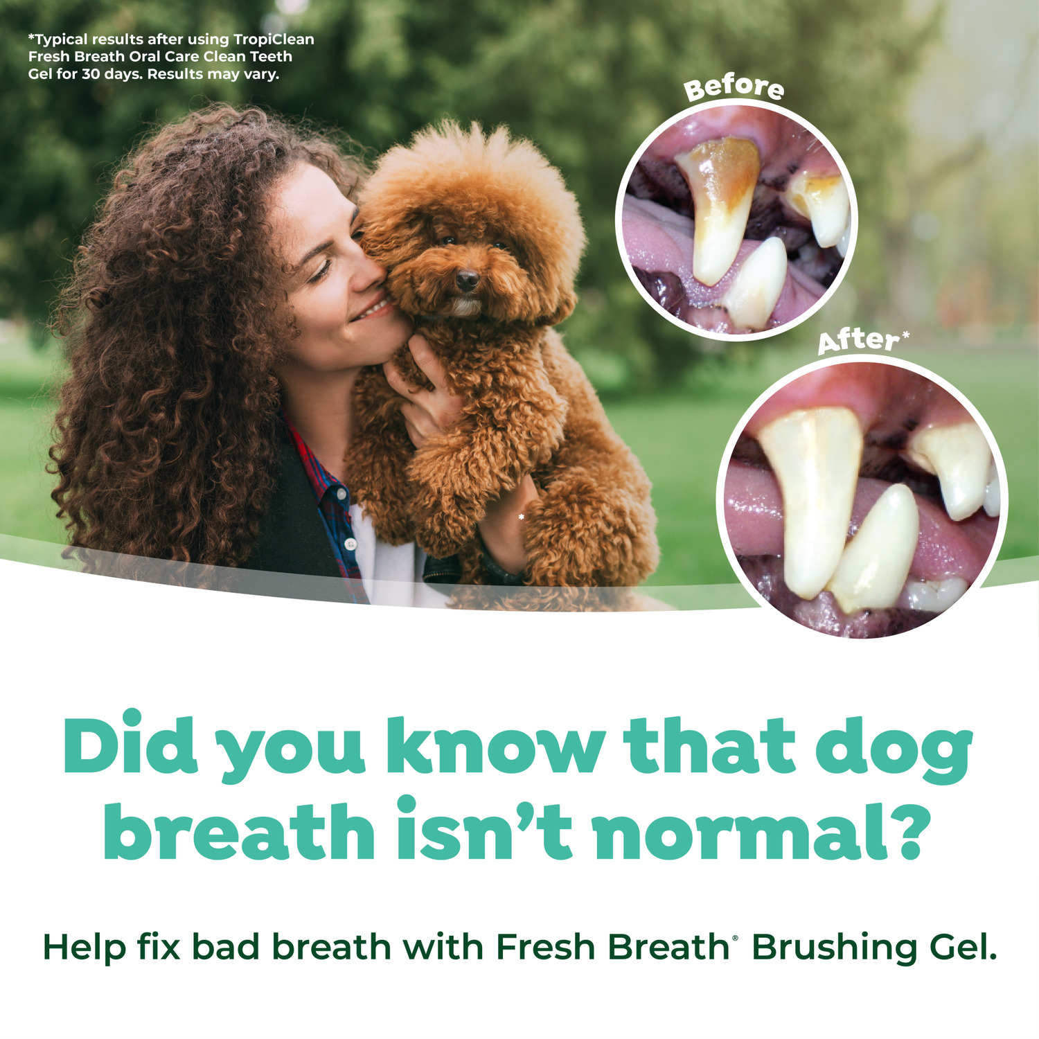 Tropiclean Fresh Breath Plaque & Tartar Control Dog Oral Care Kit For Puppies