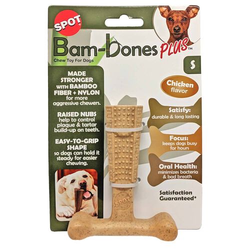 Spot Bambone Plus Chicken Flavor Dog Chew Toy