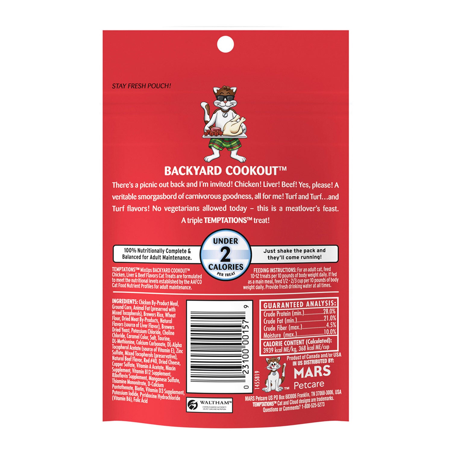 Temptations Mixups Backyard Cookout Cat Treat