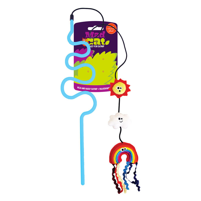 Mad Cat Rainbow Chaser Wand Cat Toy