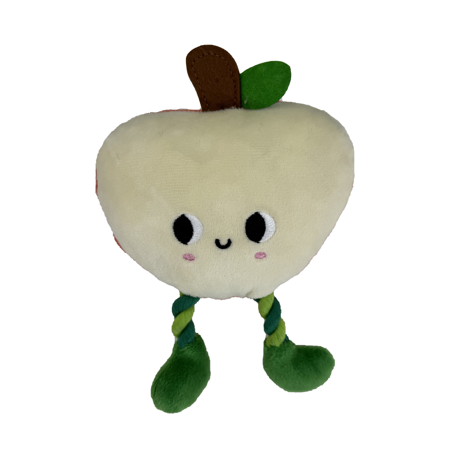 #Bff Juicy Blooms Rope Leg Apple Small Dog Toy - Small, 7"