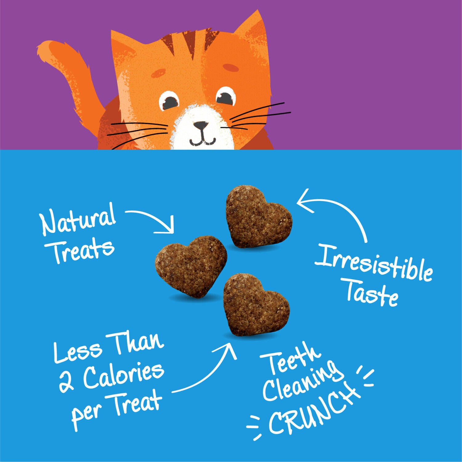 Wellness Kittles Crunchy Natural Grain Free Cat Treats, Tuna & Cranberries Recipe, All Life Stages, 2-Ounce Bag
