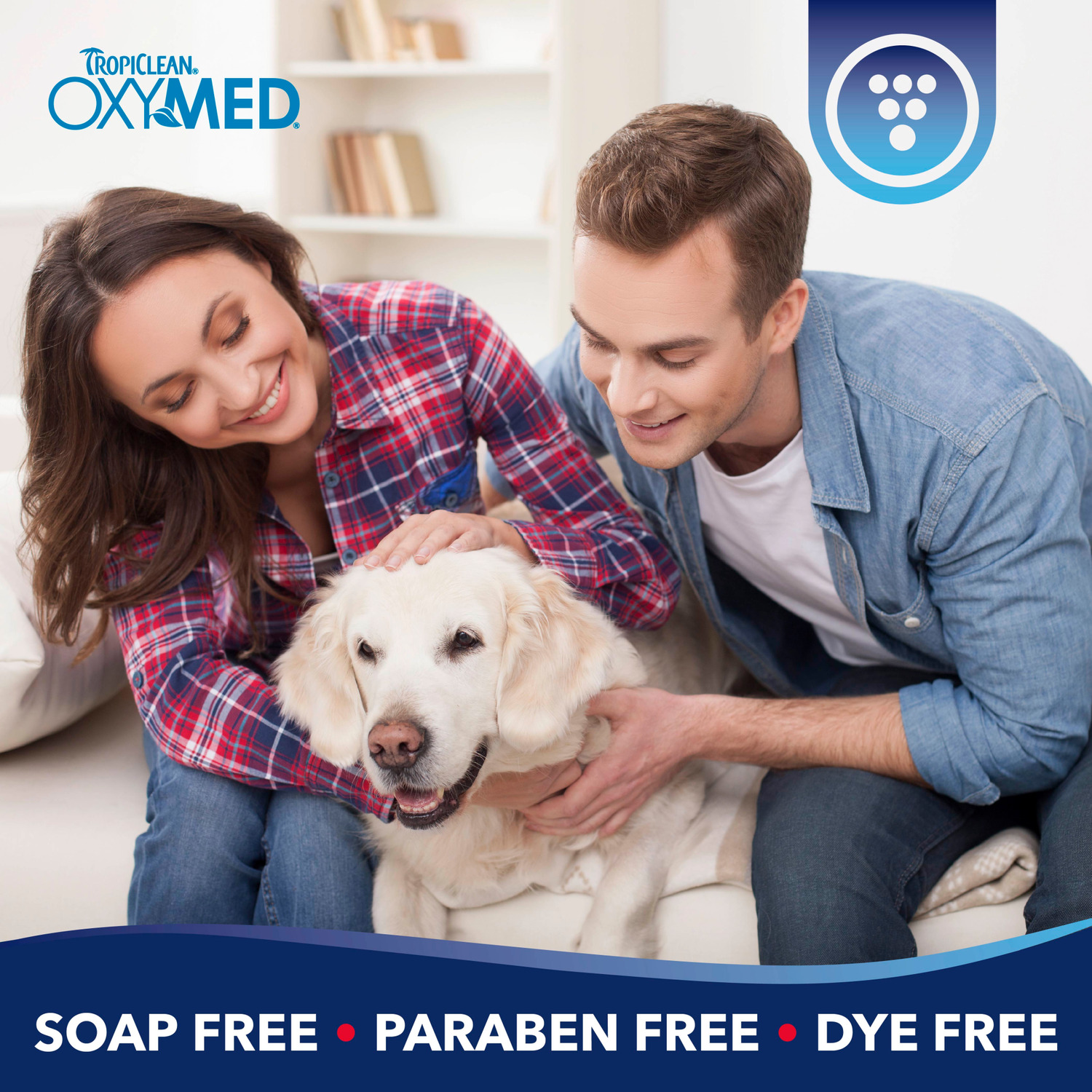 Tropiclean Oxymed Antifungal & Antibacterial Enzymatic Cleaner Solution Dog & Cat Ear Drops, 4-Oz