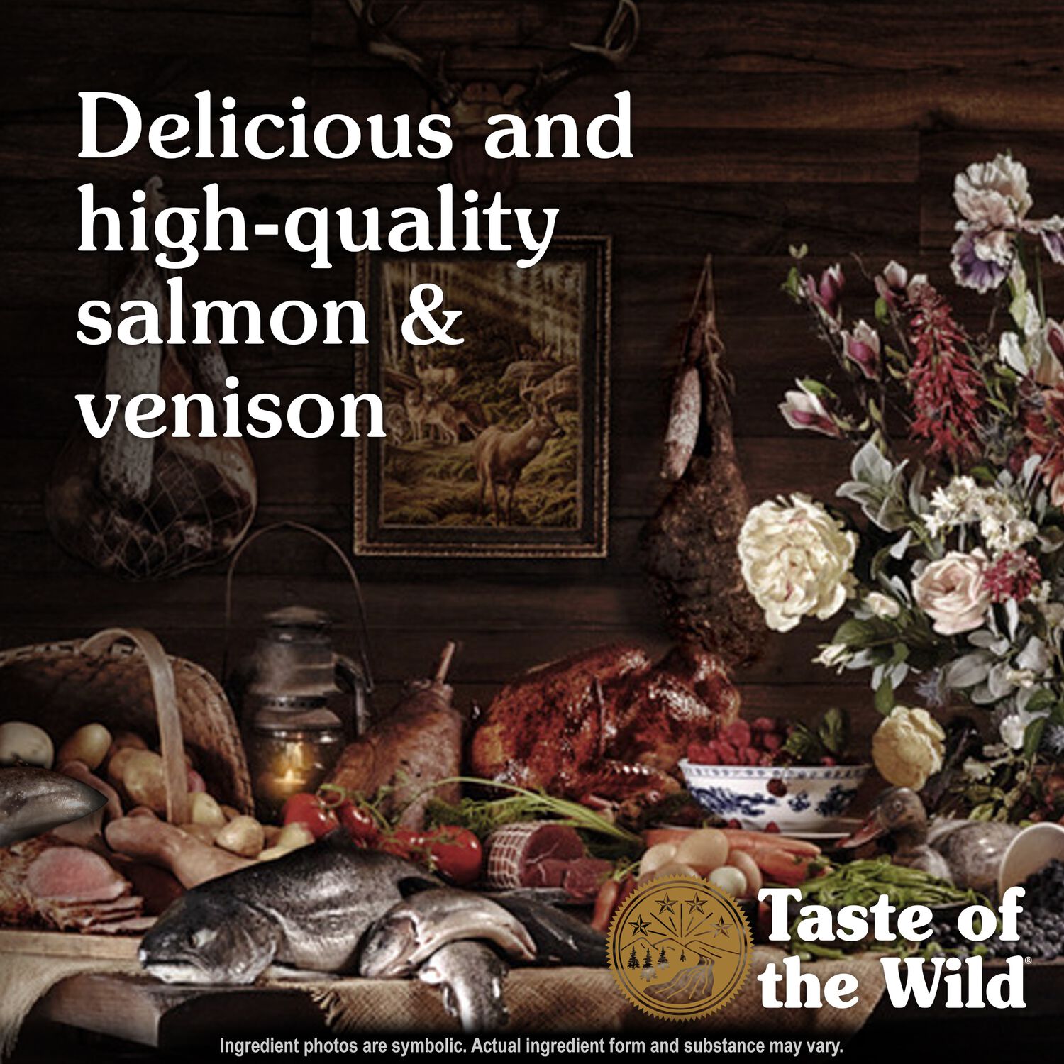 Taste Of The Wild Rocky Mountain Wet Cat Food Feline Recipe With Salmon And Venison In Gravy, 5.5-Oz Pack Of 24
