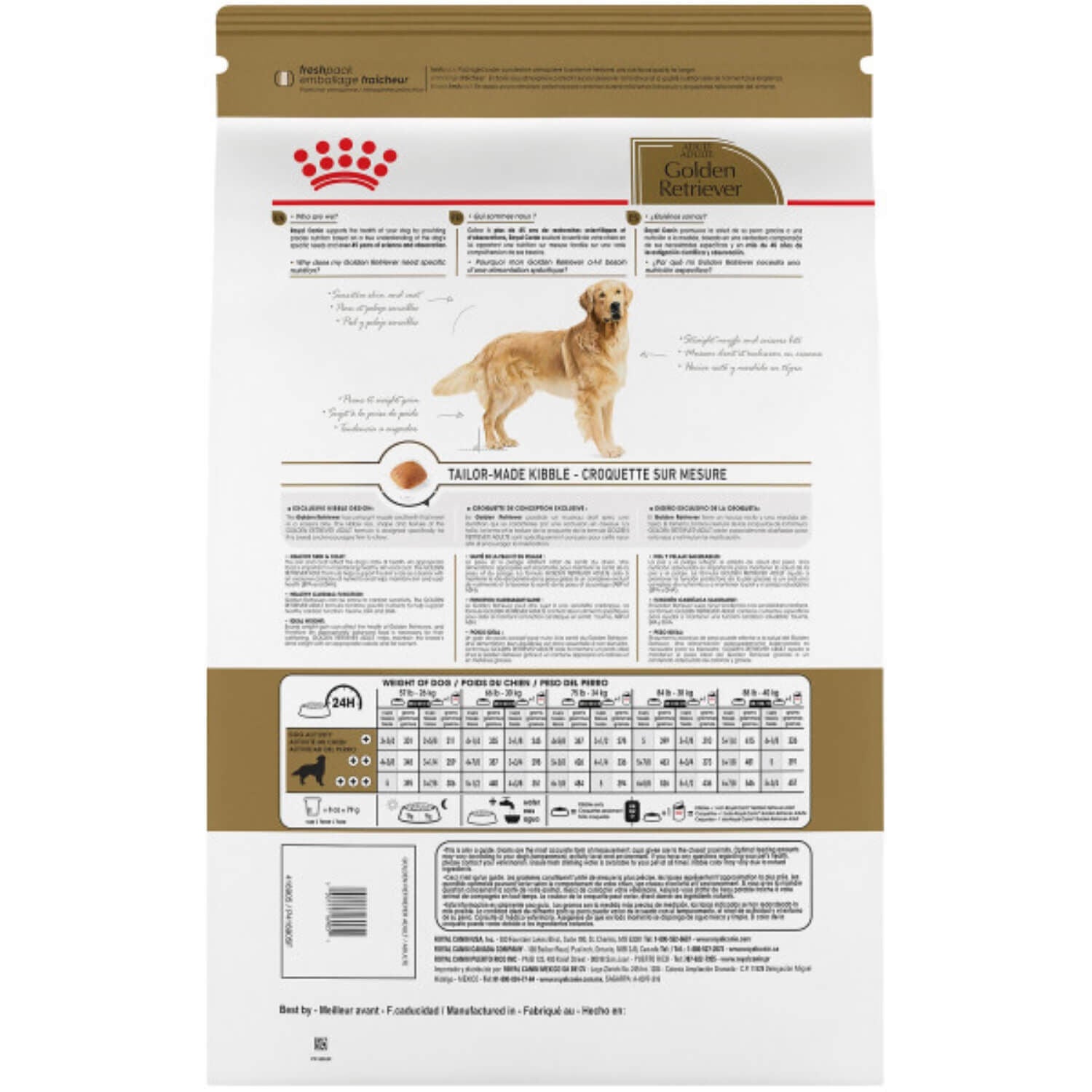 Royal Canin Breed Health Nutrition Golden Retriever Adult Dry Dog Food