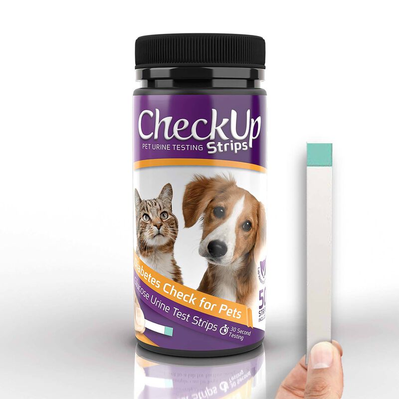 Diabetes Check For Pets Urine Testing For Dogs & Cats - 50 Strips image number 1