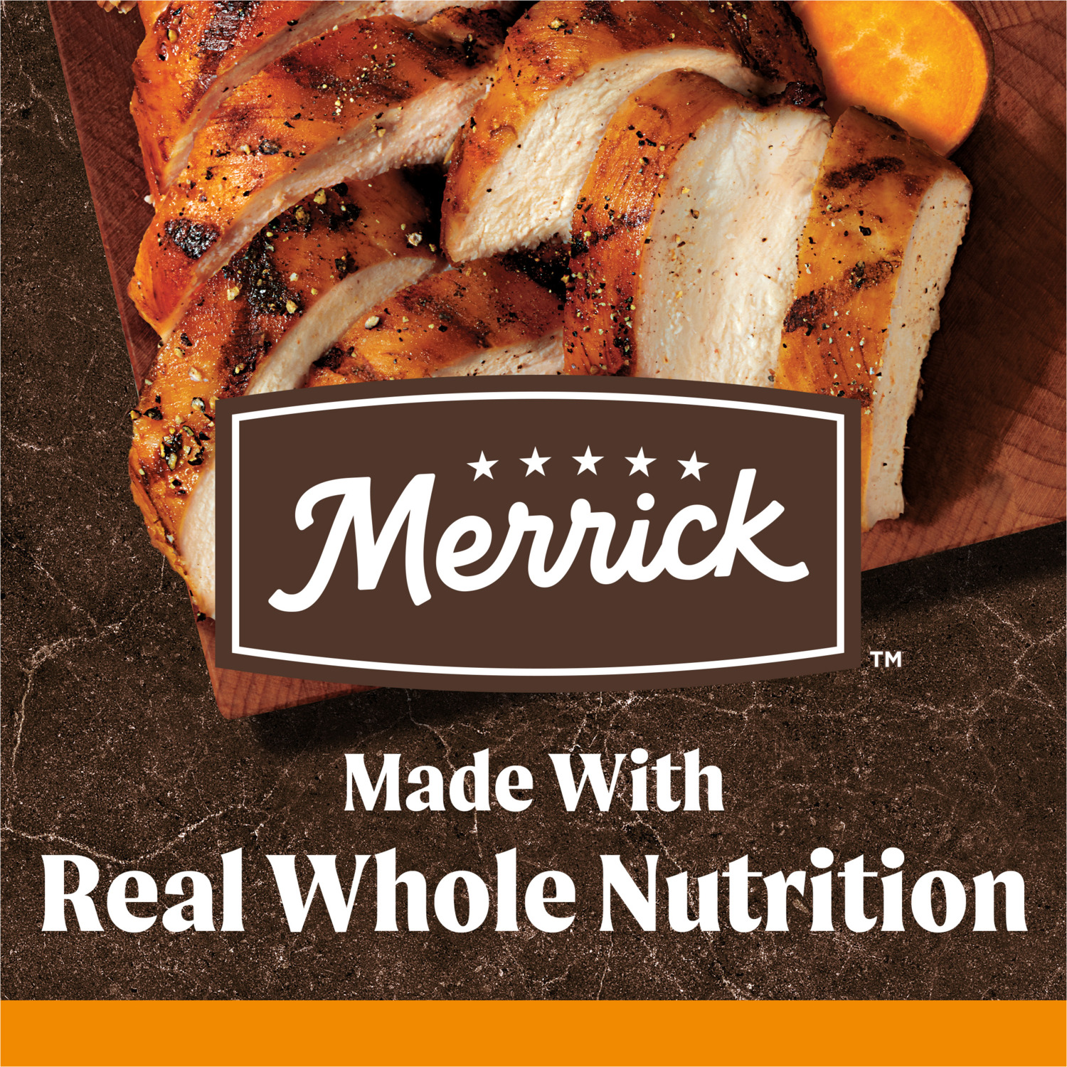 Merrick Premium Grain Free Dry Adult Dog Food, Wholesome And Natural Kibble With Real Chicken And Sweet Potato, 4-Lb Bag