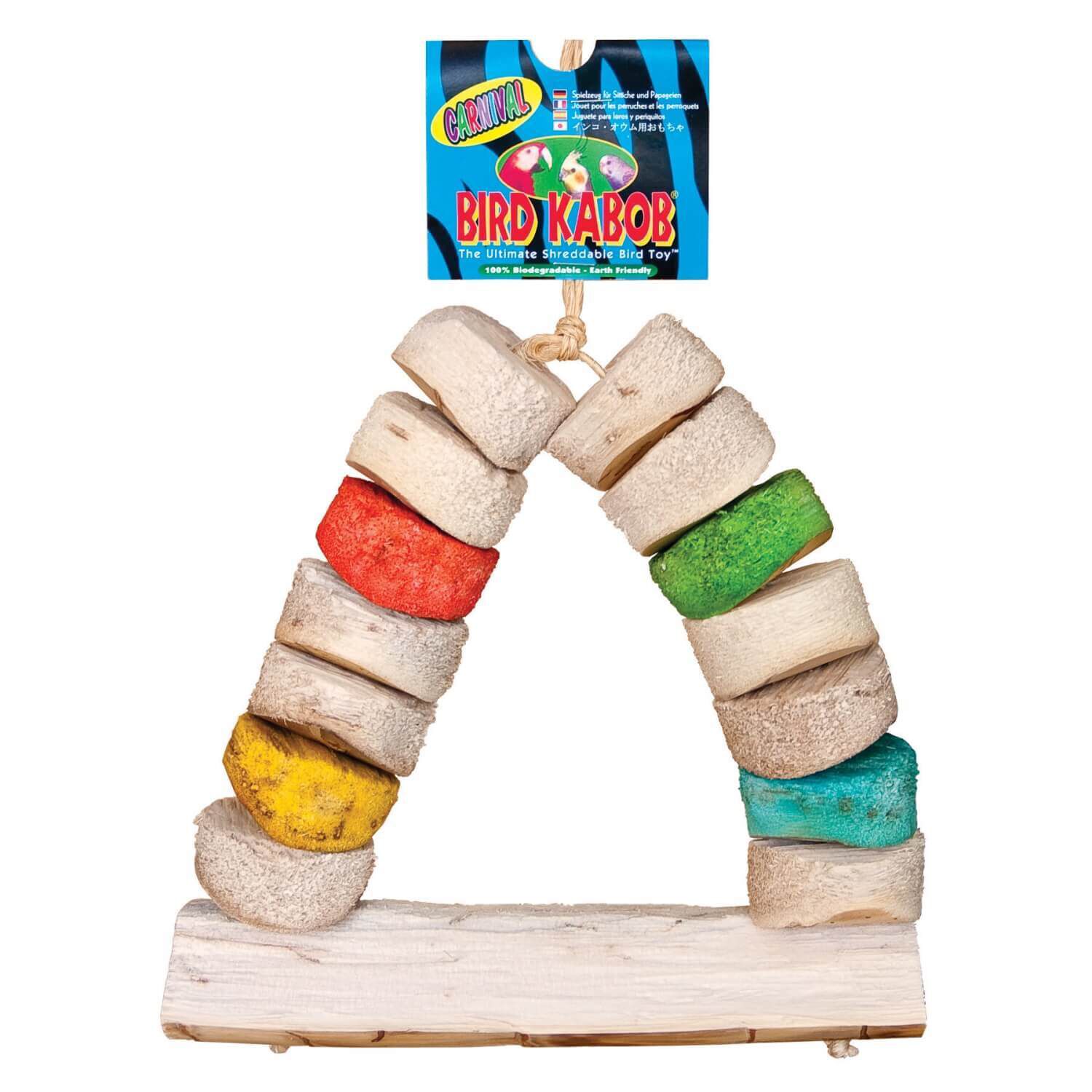 Wesco Carnival Bird Kabob Swing Bird Toy