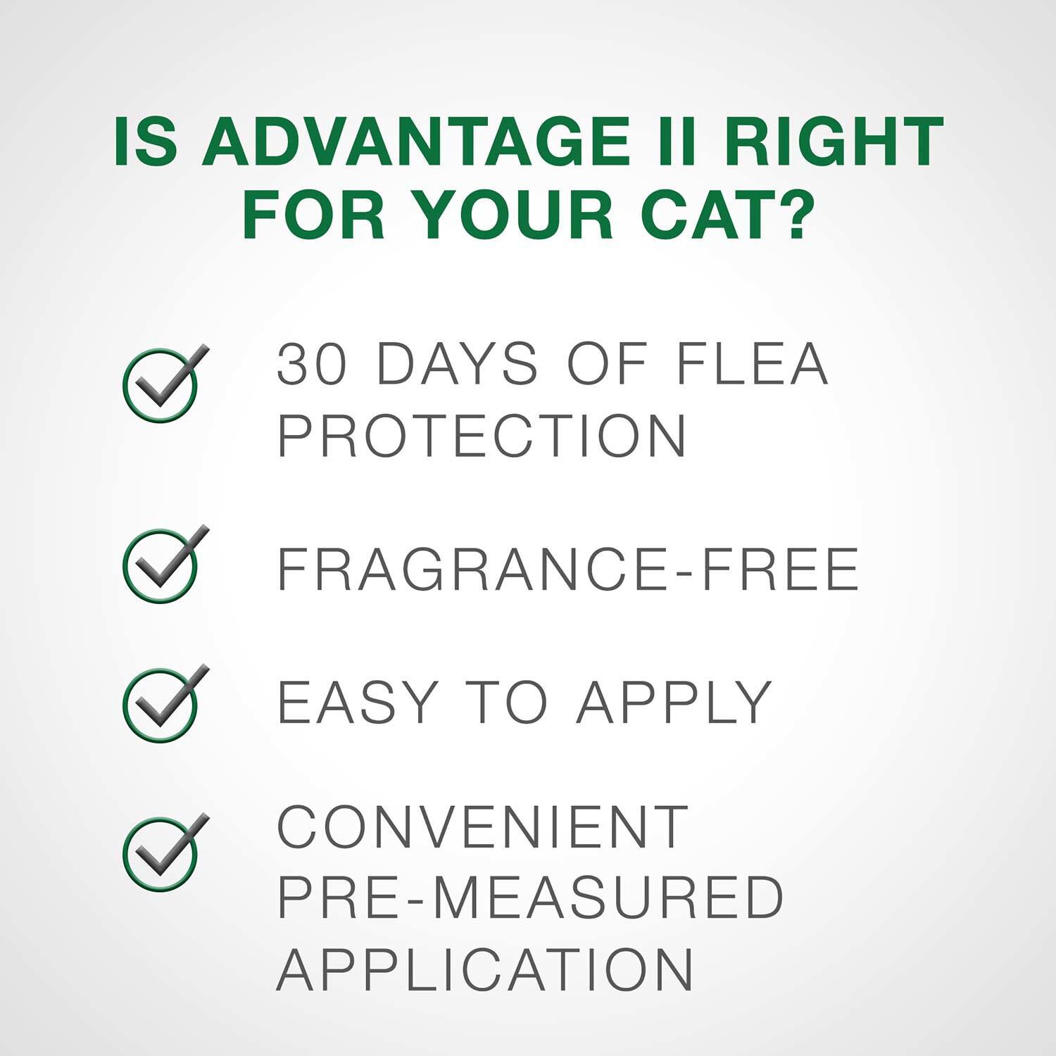 Advantage Ii Flea Treatment For Cats, 5 To 9 Lbs