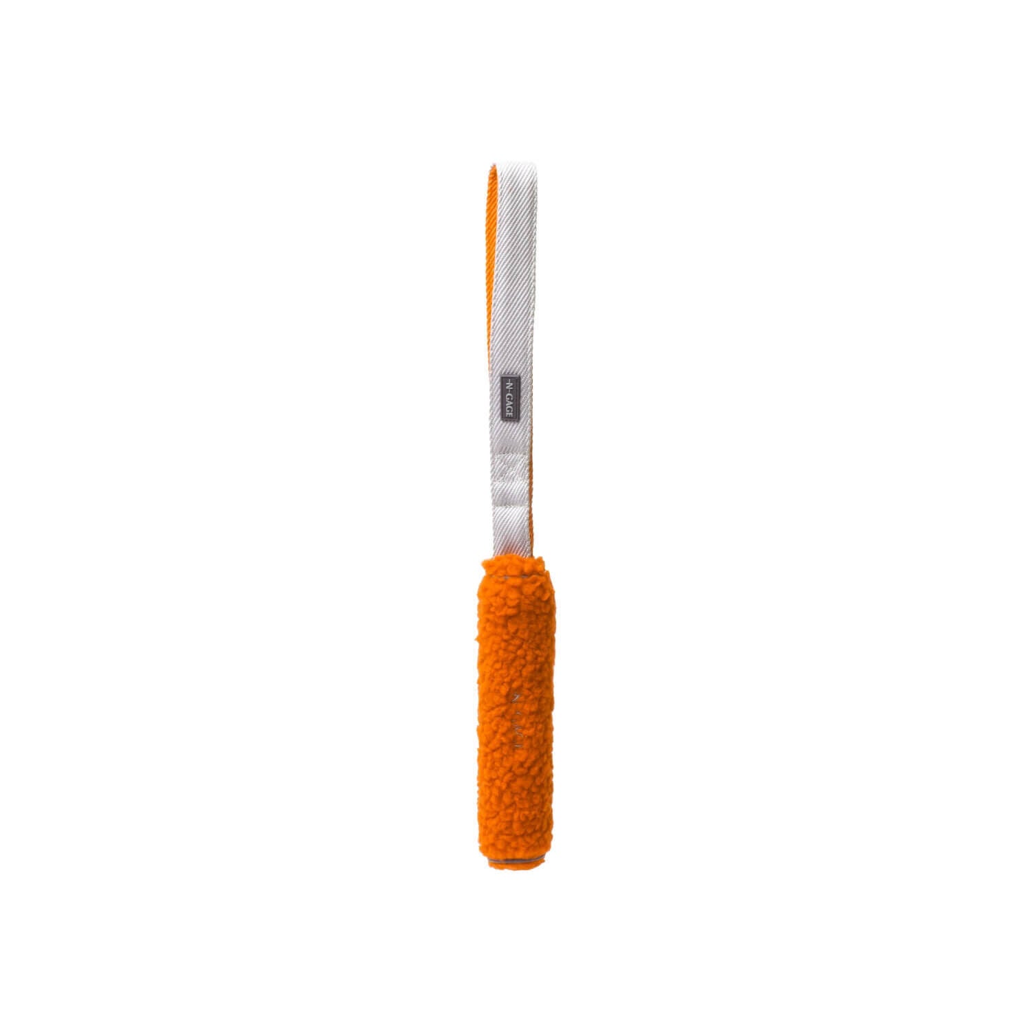 N-Gage Cozy Bumper Junior Squeaky Fetch And Tug Dog Toy - Orange
